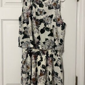 Floral Sleeveless Romper